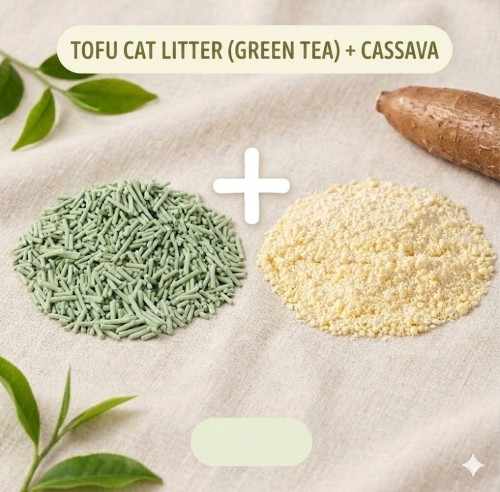 Cassava/Bentonite Cat Litter