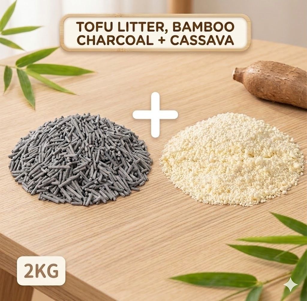 Cassava/Bentonite Cat Litter